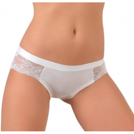 Slip vita bassa cotone e pizzo (art. 520)