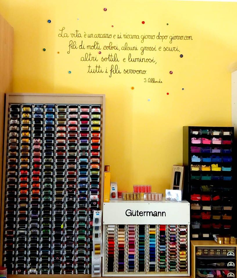 Espositore lana e filo